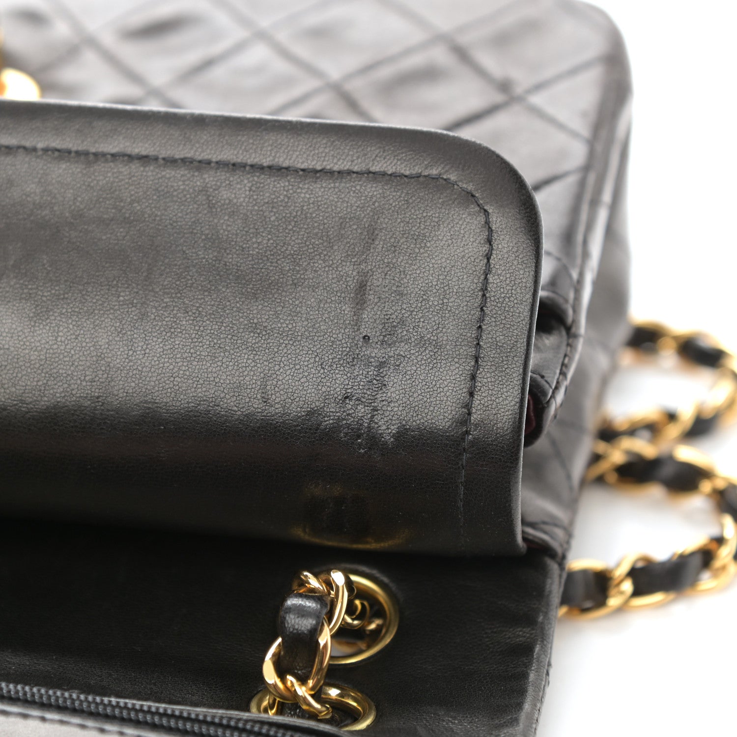 Chanel Lambskin Quilted Small Double Flap Black 14 of 14