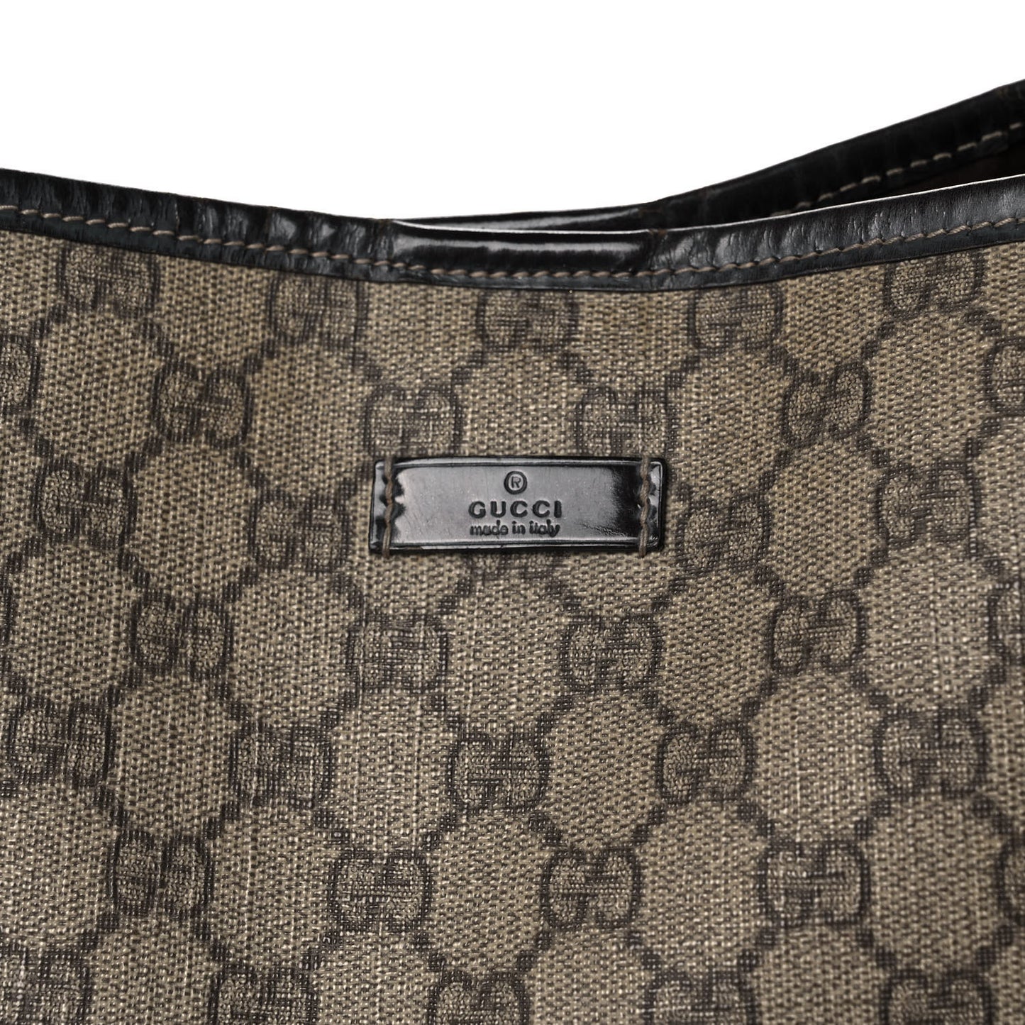 GG Plus Monogram Medium Joy Tote Dark Brown