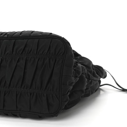 Prada Tessuto Nylon Gaufre Tote Black 9 of 11