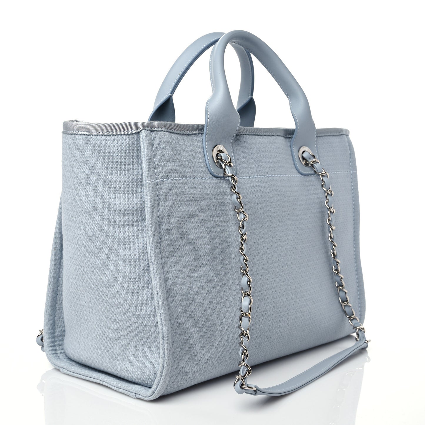 Mixed Fibers Small Deauville Tote Grey