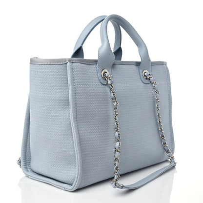 Chanel Mixed Fibers Small Deauville Tote Grey 3 of 11