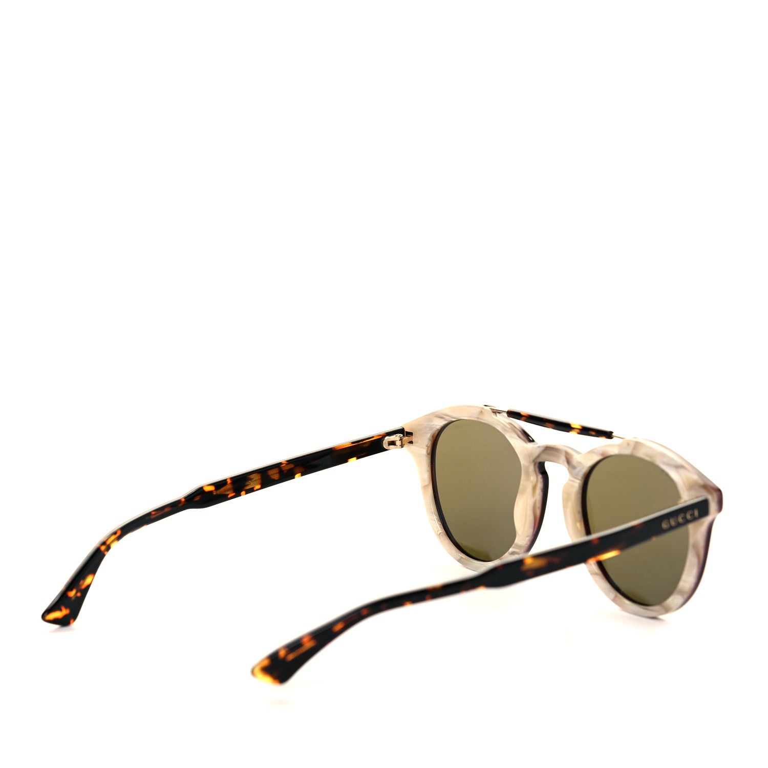 Gucci Round Avana Sunglasses GG0124SA Tortoise 4 of 7