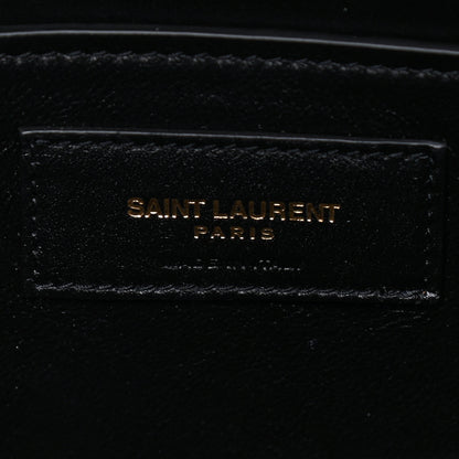 Saint Laurent Smooth Calfskin Manhattan Shoulder Bag Black 6 of 8