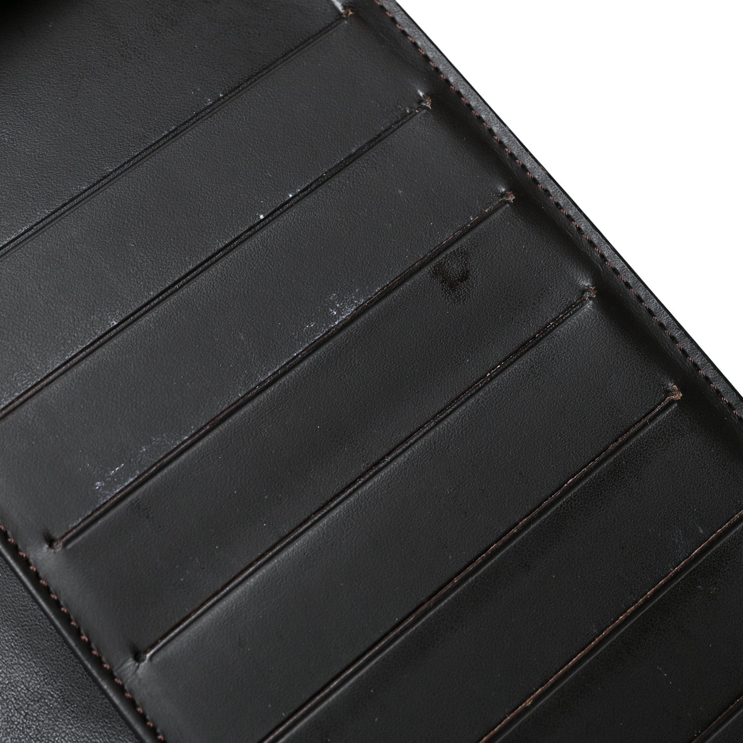 Louis Vuitton Monogram Glace Portefeuille Double Wallet Cafe 9 of 9