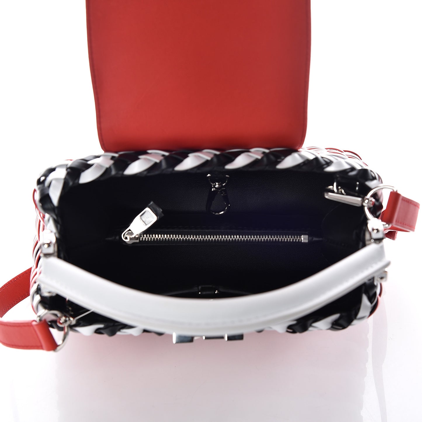 Taurillon Calfskin Guinguette Capucines BB Rouge