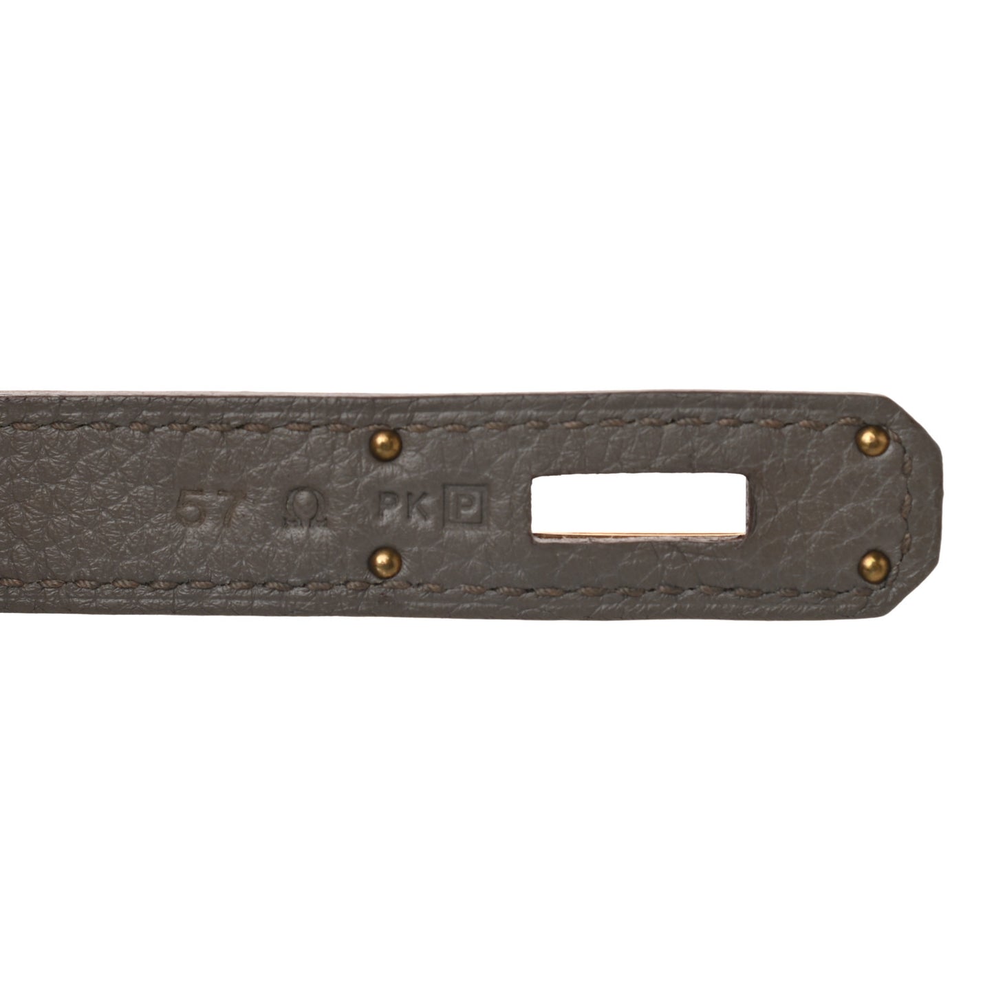 Taurillon Clemence Lizard Club Birkin 35 Etain Graphite