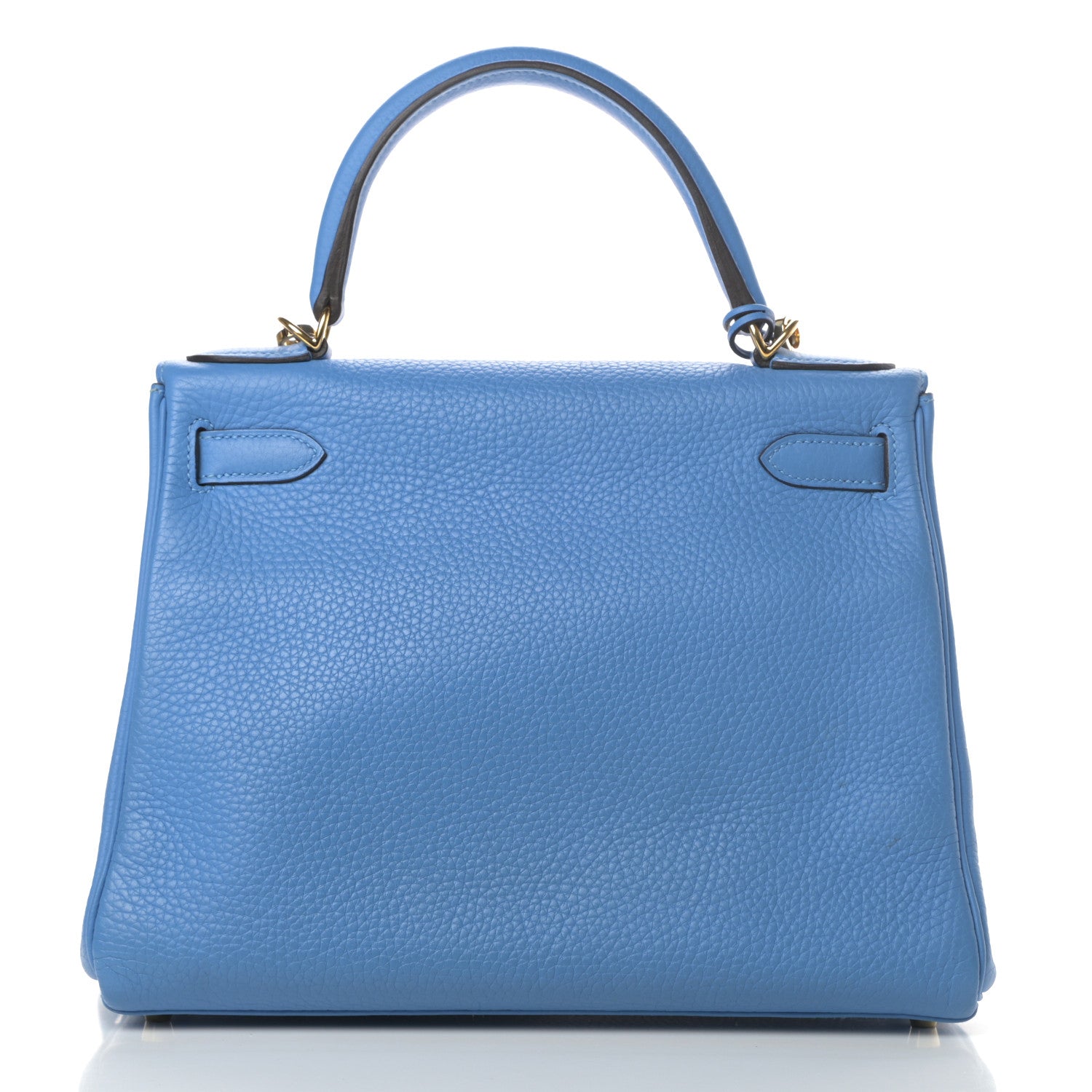 Hermes Togo Kelly Retourne 28 Bleu Paradise 4 of 42