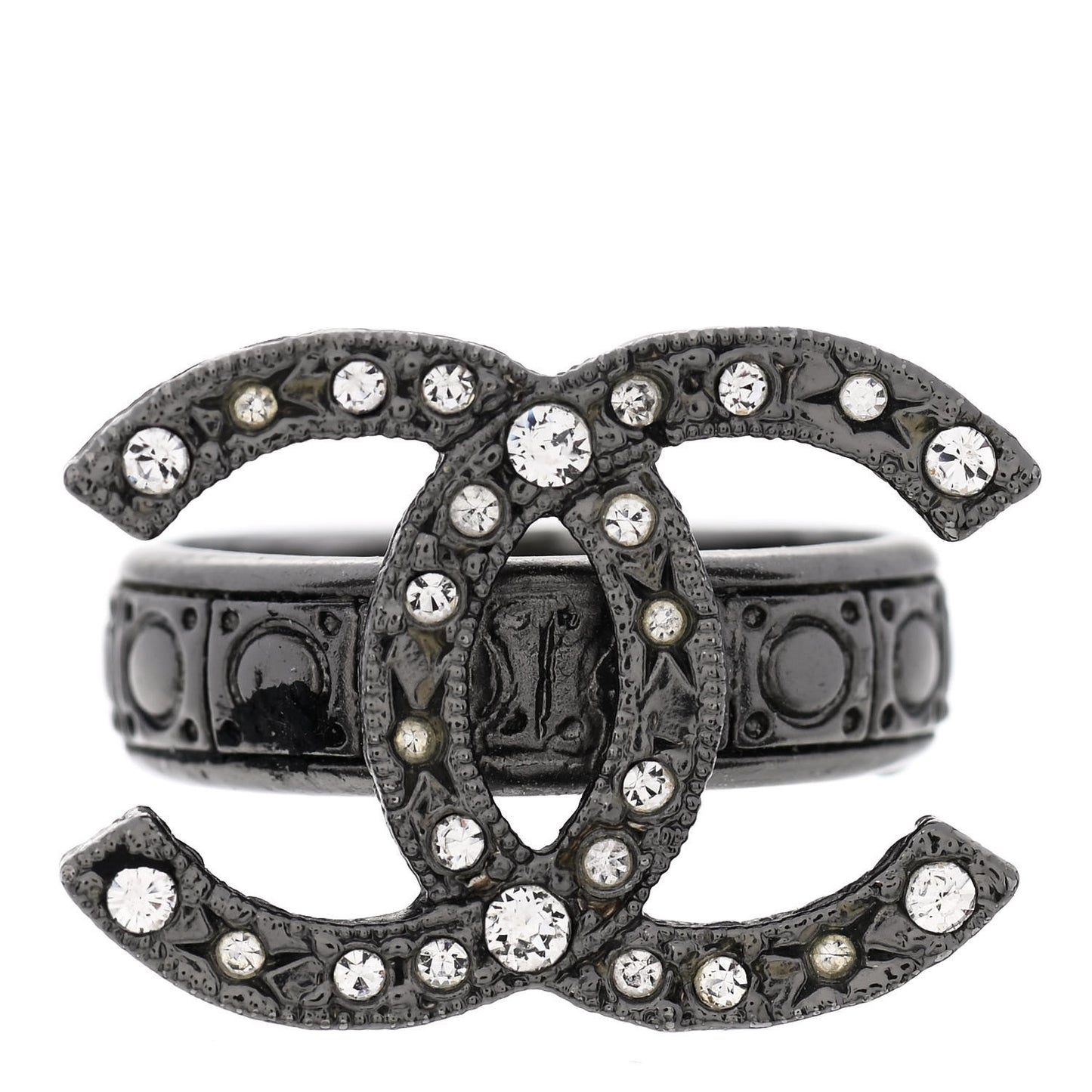 Ruthenium Crystal CC Ring 7