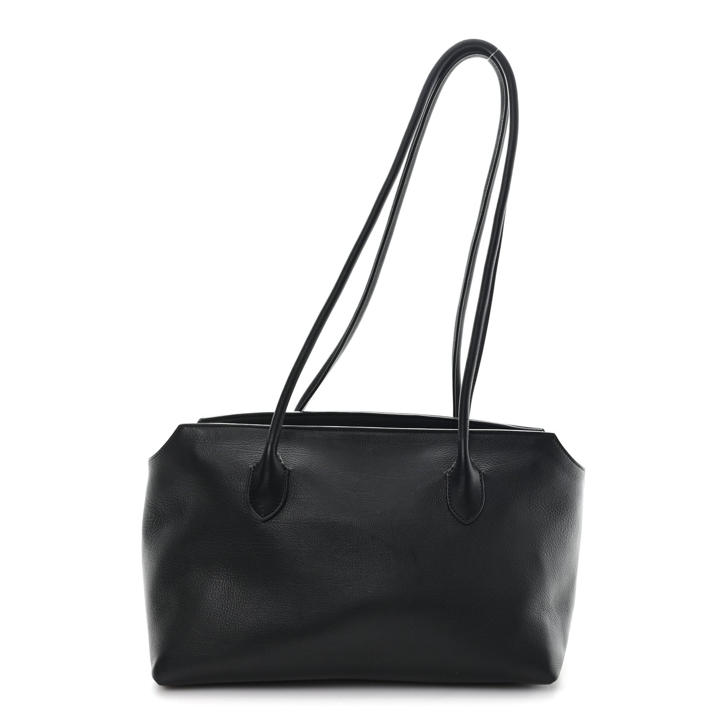 Grained Calfskin Terrasse Bag Black