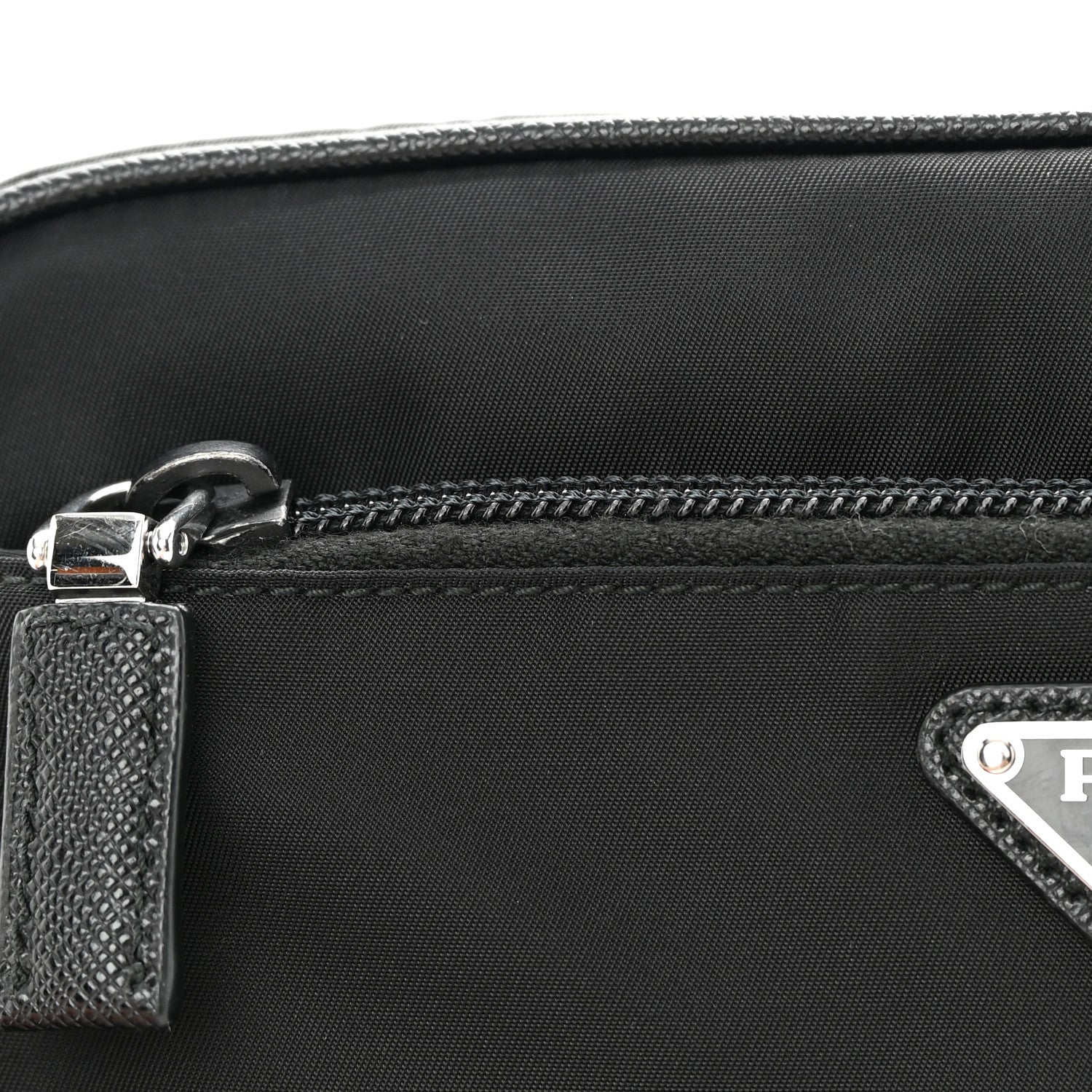 Prada Re-Nylon Saffiano Travel Pouch Black 12 of 12