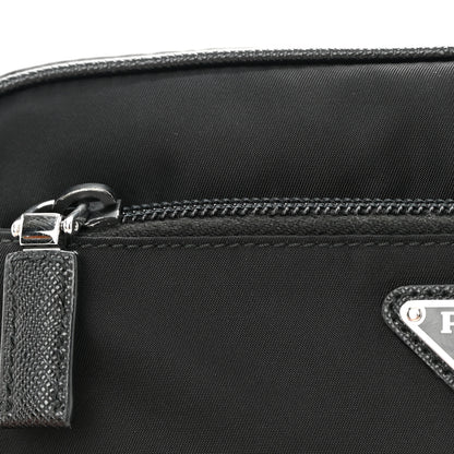 Prada Re-Nylon Saffiano Travel Pouch Black 12 of 12