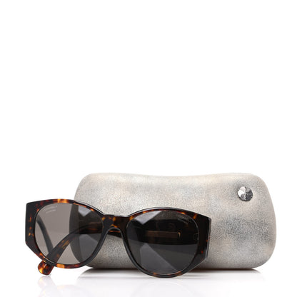 Chanel Acetate Polarized Oval Sunglasses 5411 Brown 8 of 8