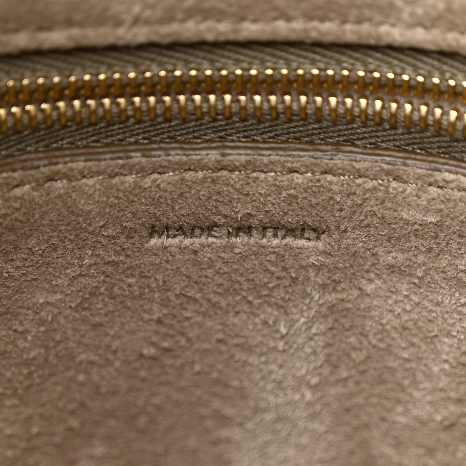 Celine Soft Grained Calfskin Sangle Bucket Bag Taupe 7 of 12