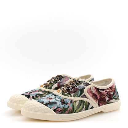 Valentino Garavani Metallic Jacquard Apres L'hiver Womens Bay By Bay Sneakers 39 Multicolor 4 of 10