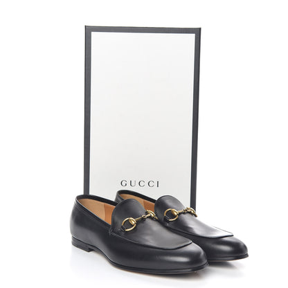 Gucci Calfskin Hosebit Mens Jordaan Loafers 5.5 Black 9 of 9