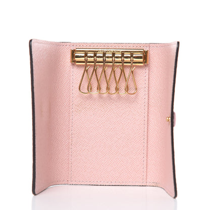 Louis Vuitton Damier Ebene Multicles 6 Key Holder Rose Ballerine 5 of 8