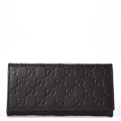 Gucci Guccissima Continental Wallet Dark Brown 1 of 9