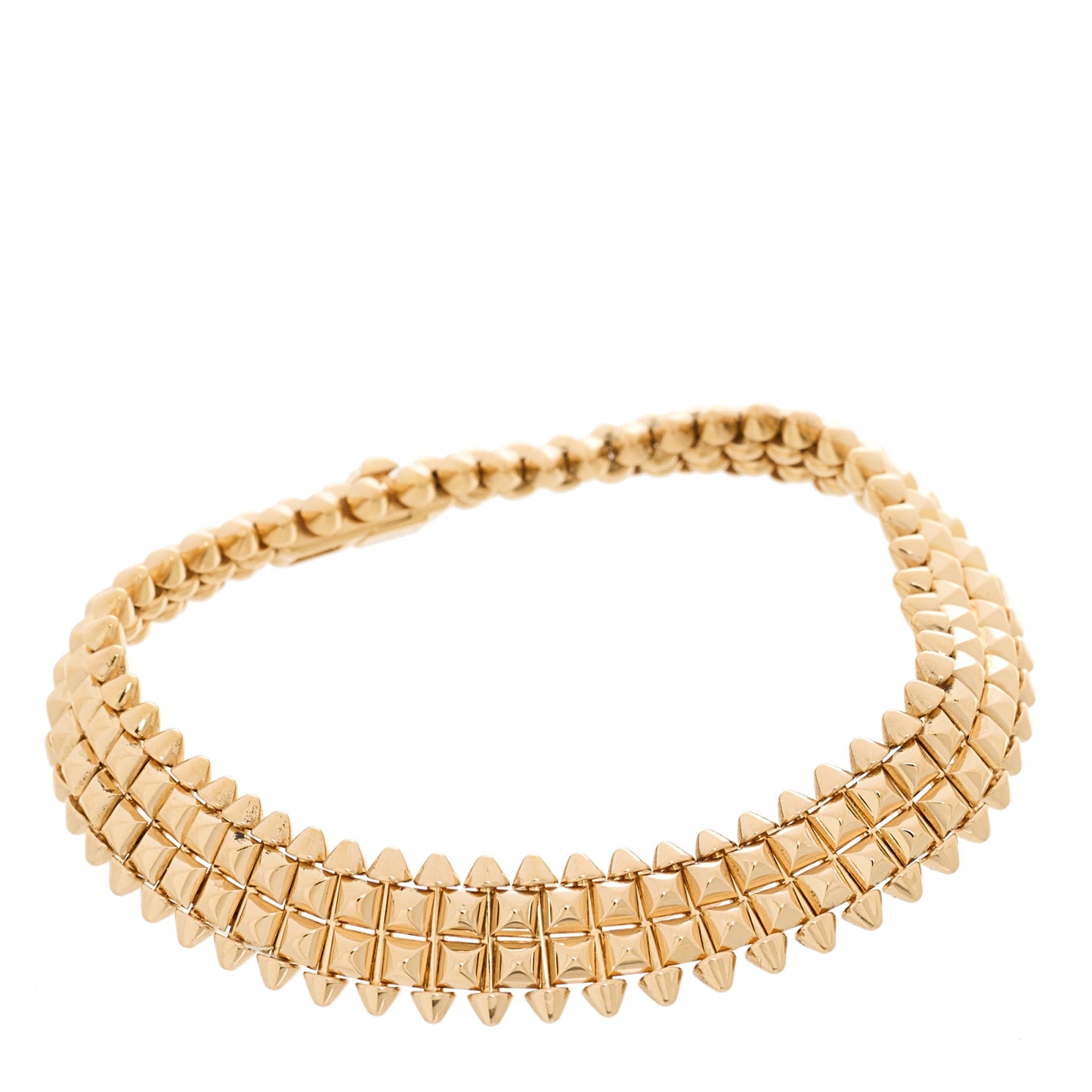 18K Pink Gold Clash De Cartier Flexible Double Row Bracelet 14