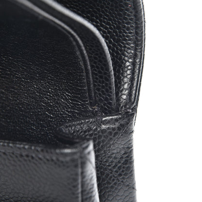 Chanel Caviar Quilted Medium Double Flap Black 9 of 10