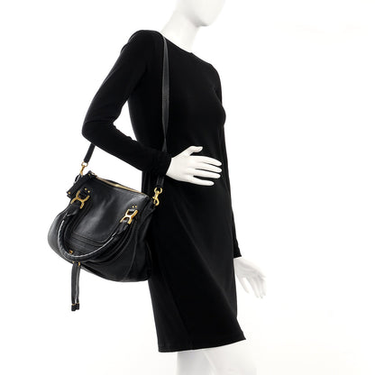 Chloe Calfskin Medium Marcie Satchel Black 3 of 8