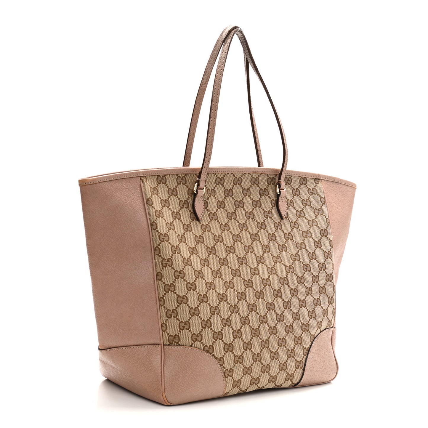 Monogram Medium Bree Zippered Tote Beige Dark Cipria