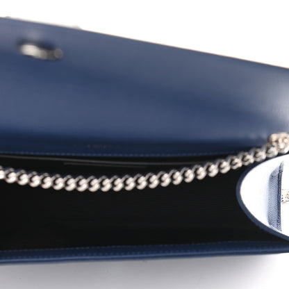 Saint Laurent Grain De Poudre Medium Classic Monogram Kate Satchel Denim Blue 4 of 7
