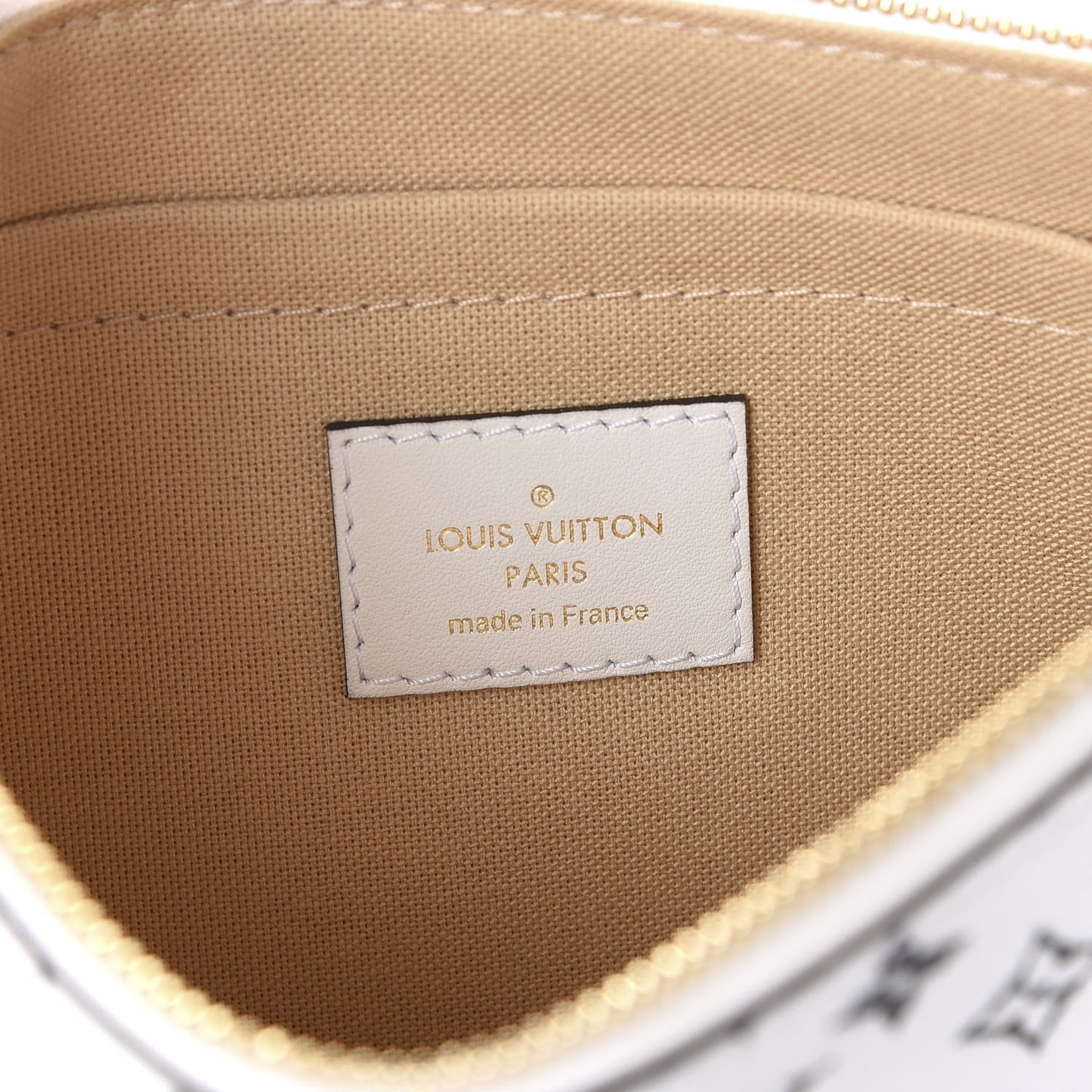Monogram Giant Neverfull MM GM Pochette White