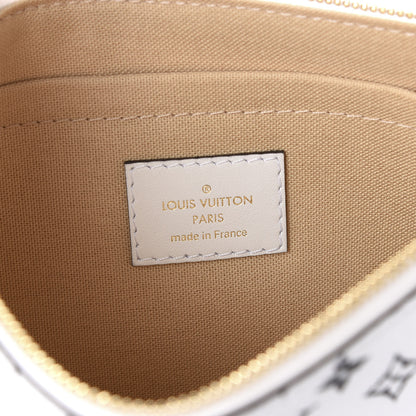 Louis Vuitton Monogram Giant Neverfull MM GM Pochette White 5 of 9