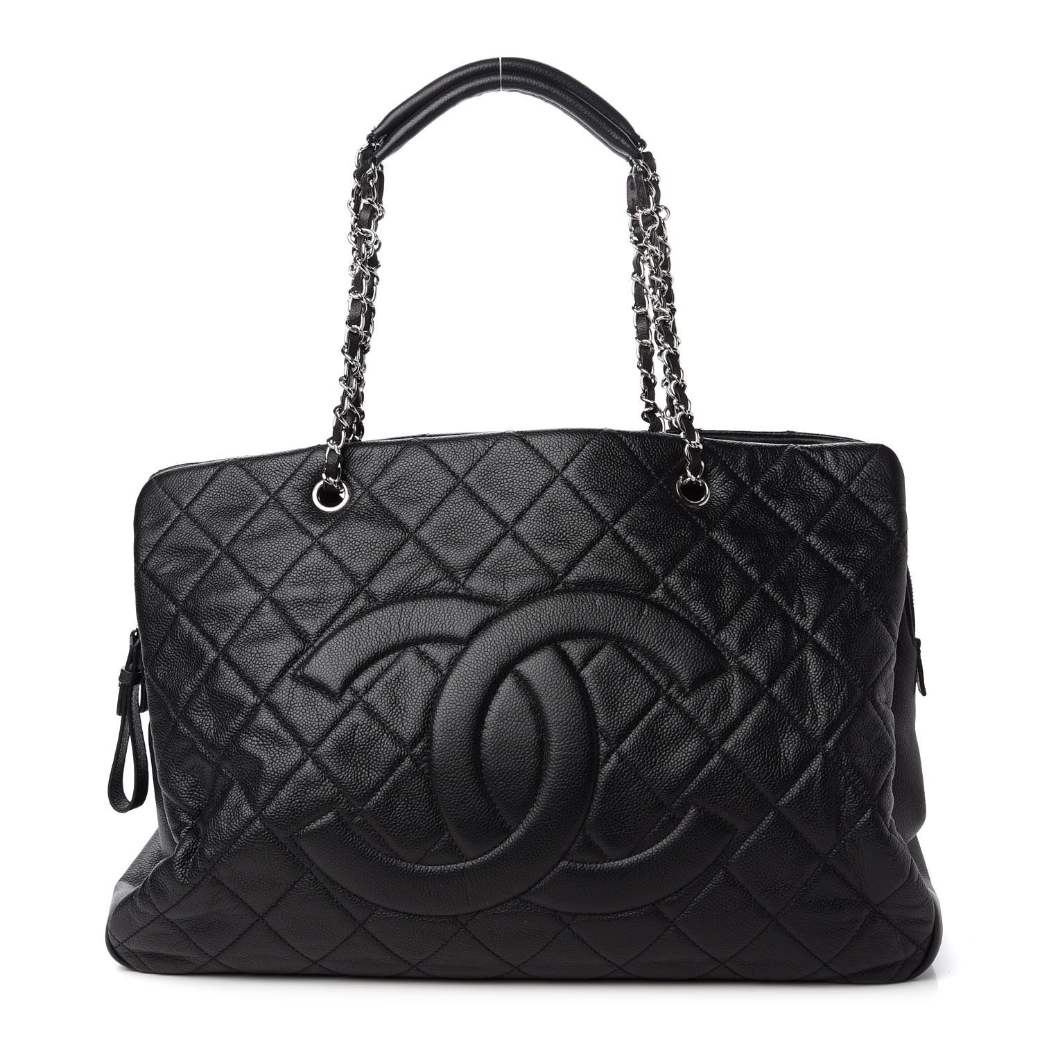 Chanel Caviar Quilted Timeless CC XL Shopping Tote Black 1 of 11