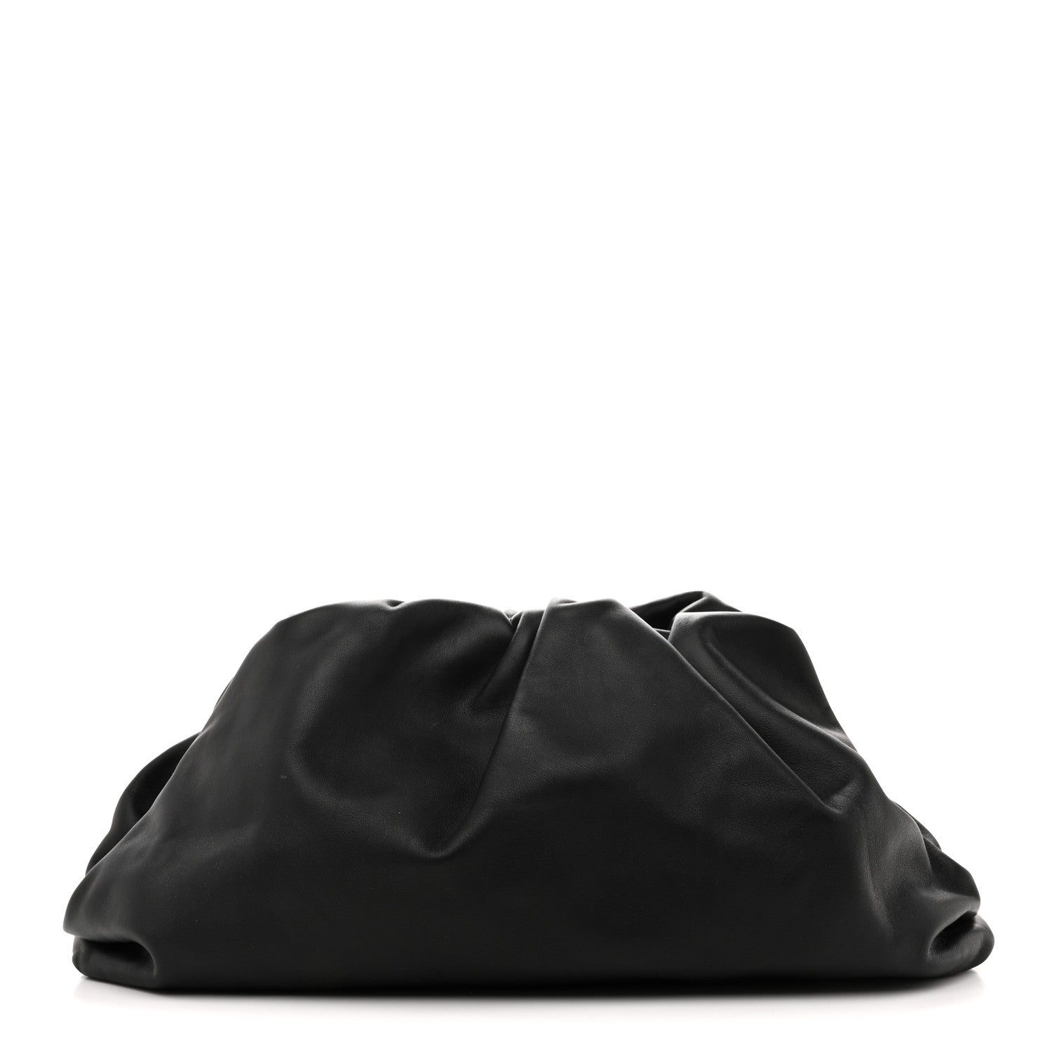 Bottega Veneta Smooth Butter Calf The Pouch Oversized Clutch Black 1 of 10