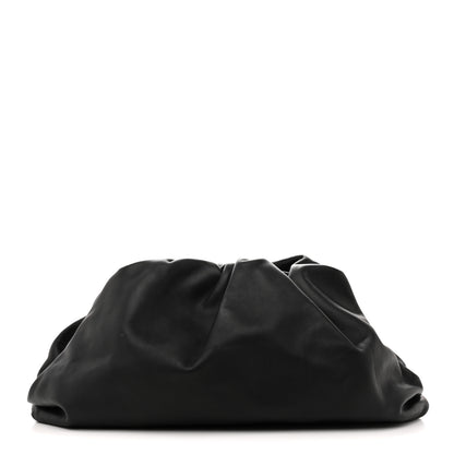 Bottega Veneta Smooth Butter Calf The Pouch Oversized Clutch Black 1 of 10