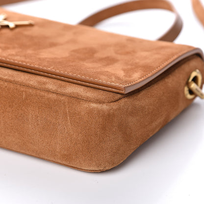 Saint Laurent Suede Monogram Tassel Kate 99 Cinnamon 8 of 9