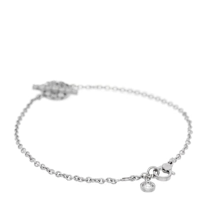 Hermes 18K White Gold Diamond Finesse Bracelet LG 2 of 3