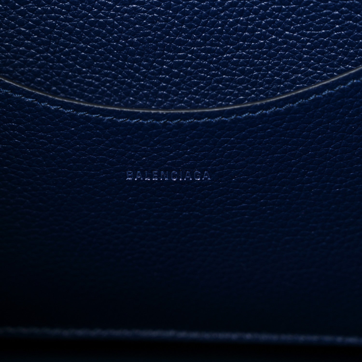 Balenciaga Grained Calfskin Black Hardware Neo Classic City Navy 5 of 8