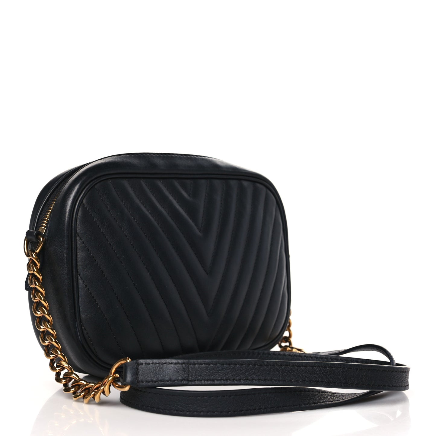 Calfskin New Wave Camera Bag Black