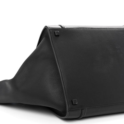 Celine Supple Calfskin Medium Phantom Luggage Black 9 of 10