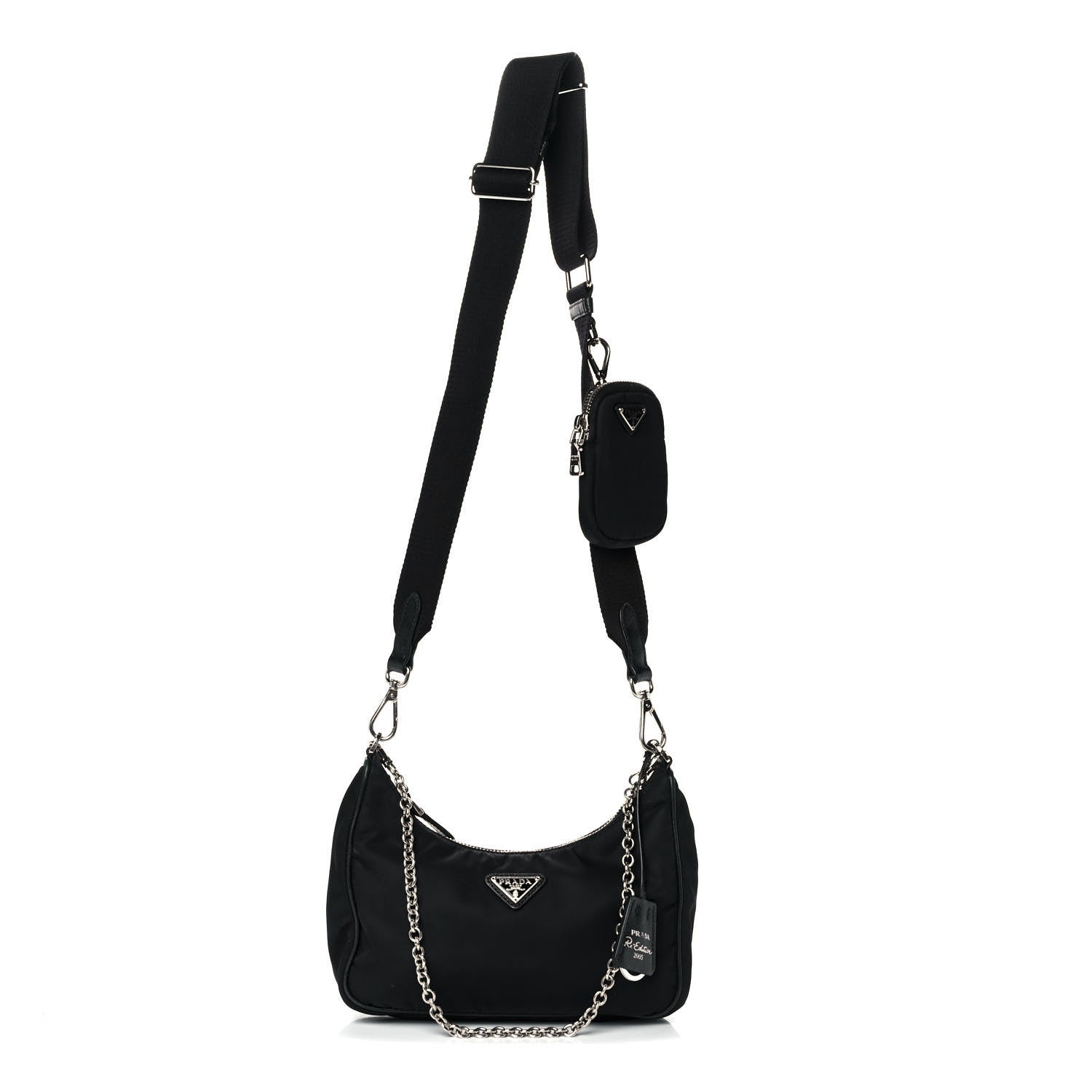 Prada Nylon Re-Edition 2005 Shoulder Bag Black 1 of 9