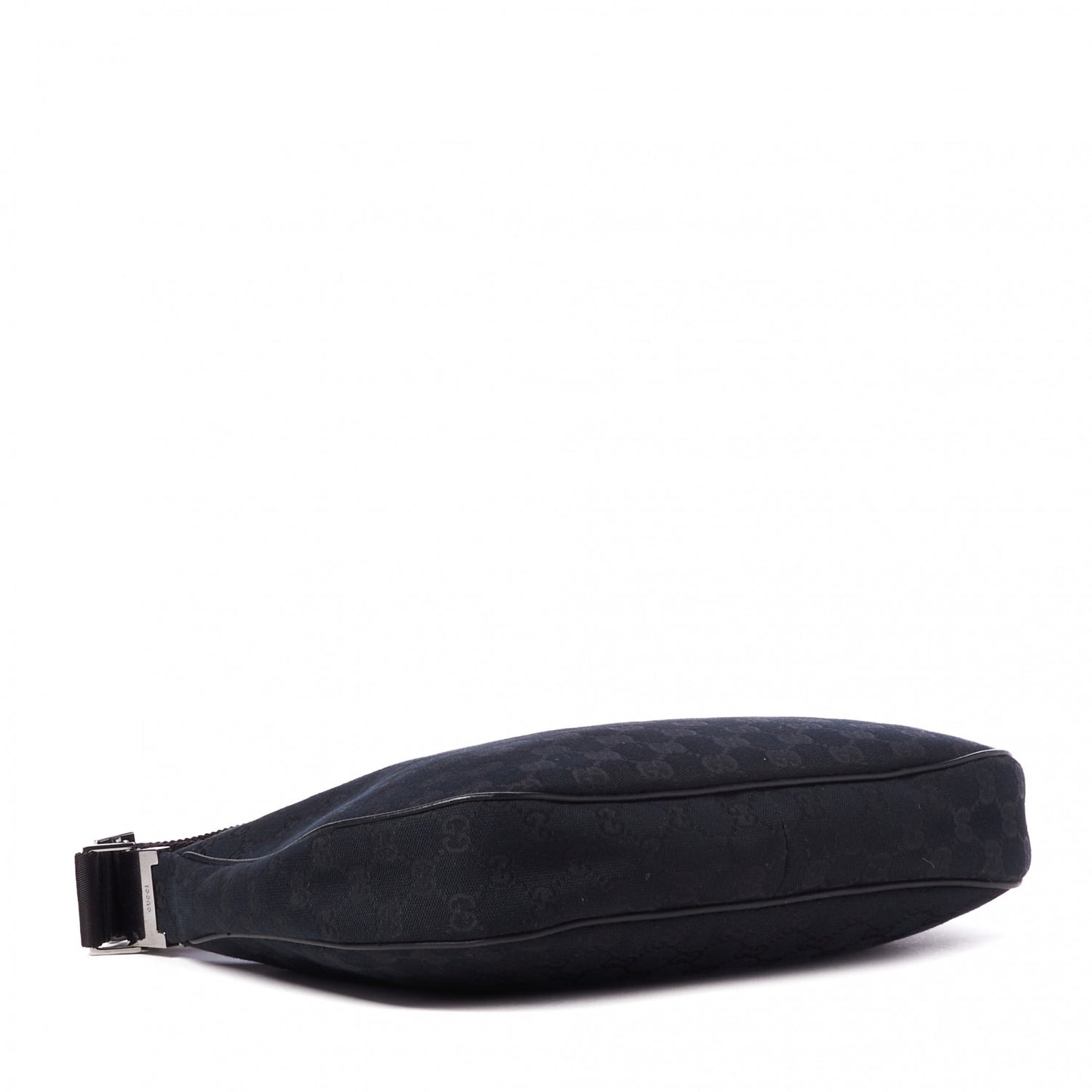 Monogram Medium Half Moon Hobo Black