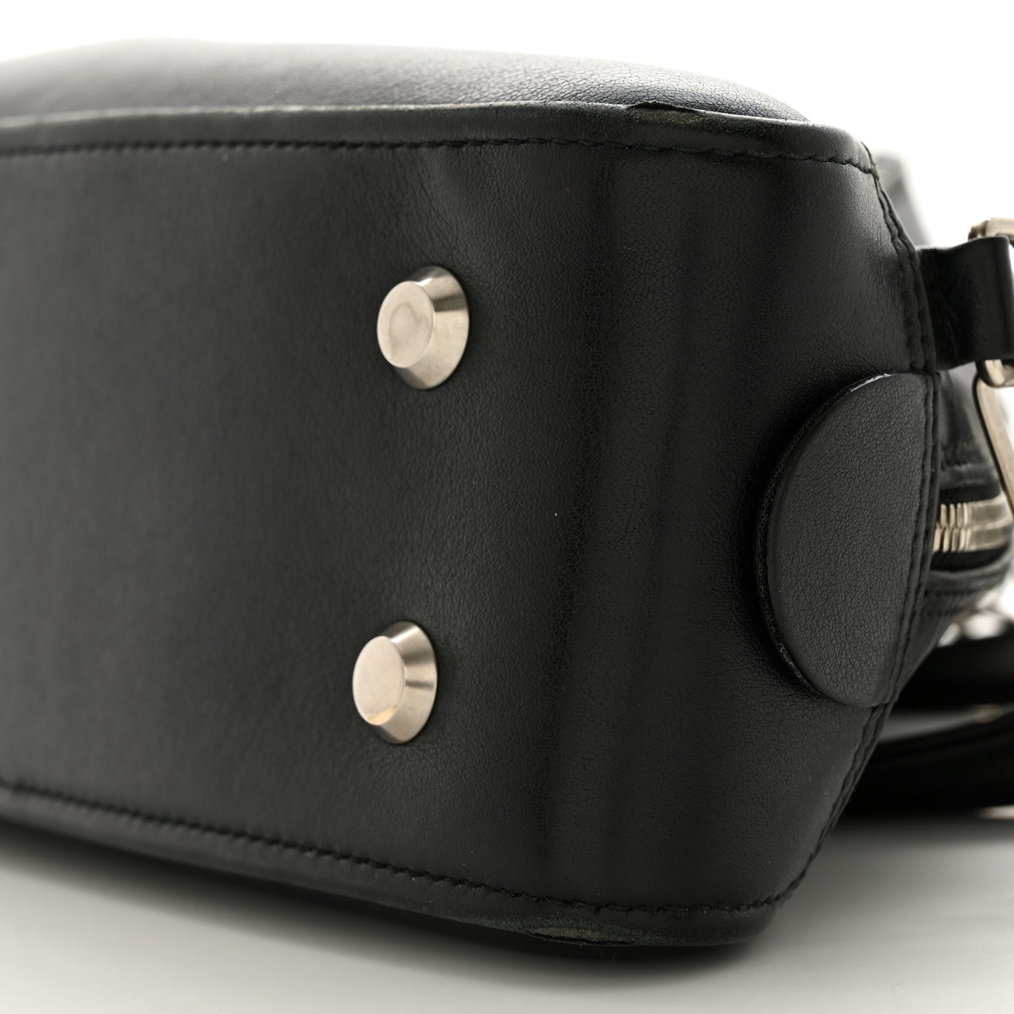 Calfskin S Triangle Duffle Black