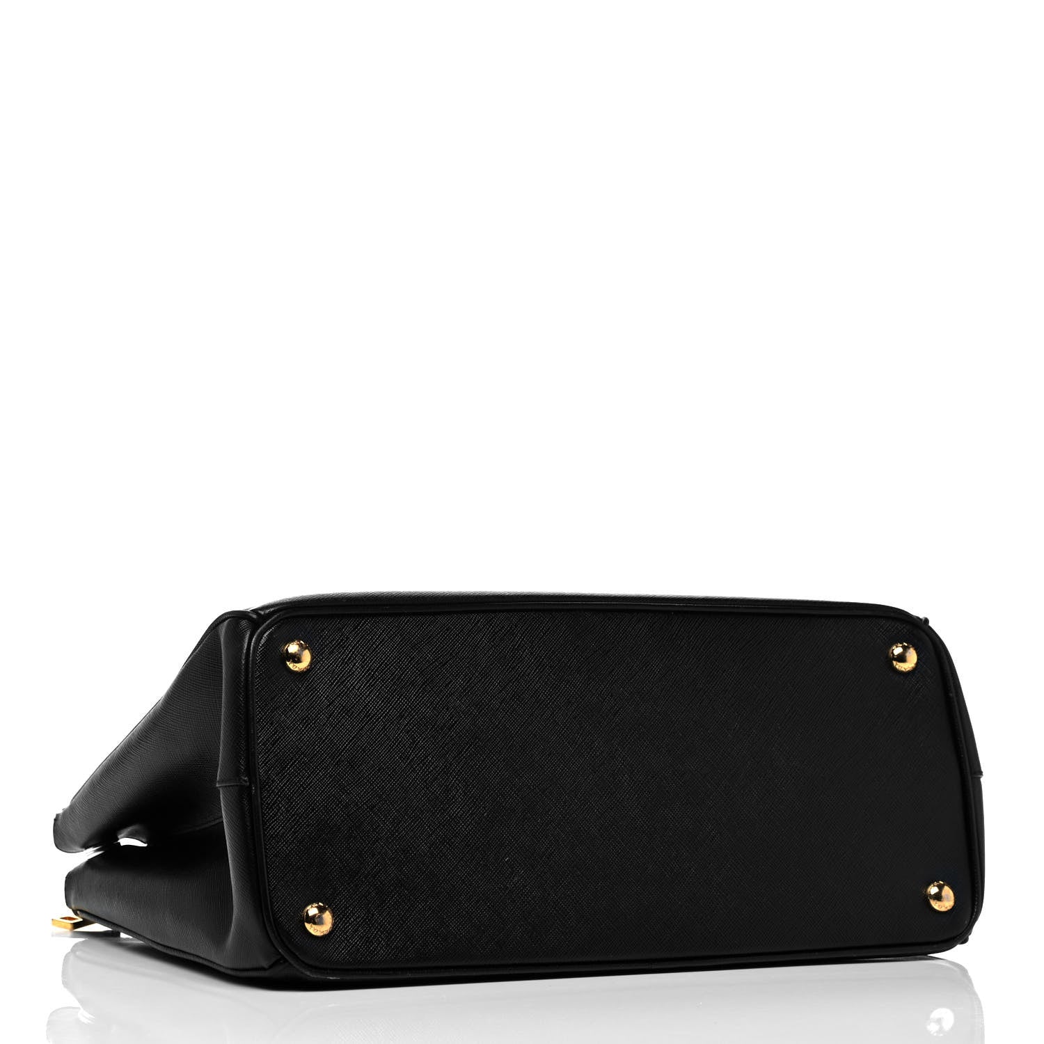Prada Saffiano Medium Galleria Double Zip Tote Black 4 of 9