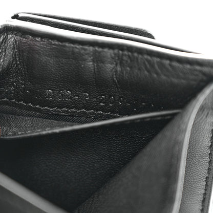 Fendi X JOSHUA VIDES Nappa Matisse FF Diagonal Embossed Micro Tri-Fold Wallet White Black 8 of 11