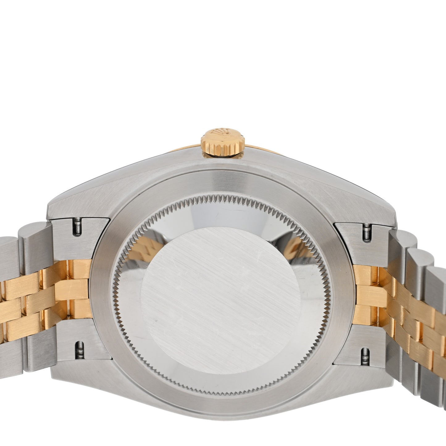 Stainless Steel 18K Yellow Gold Diamond 41mm Oyster Perpetual Datejust Watch Black 126333