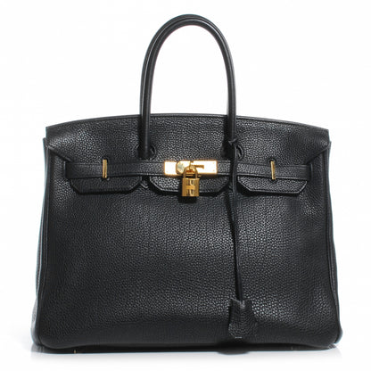 Hermes Togo Birkin 35 Black 1 of 9