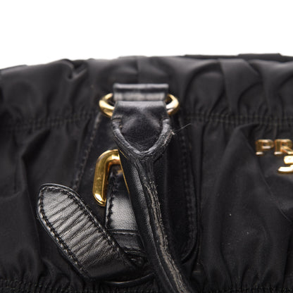 Prada Tessuto Nylon Gaufre Shopping Satchel Black 19 of 20