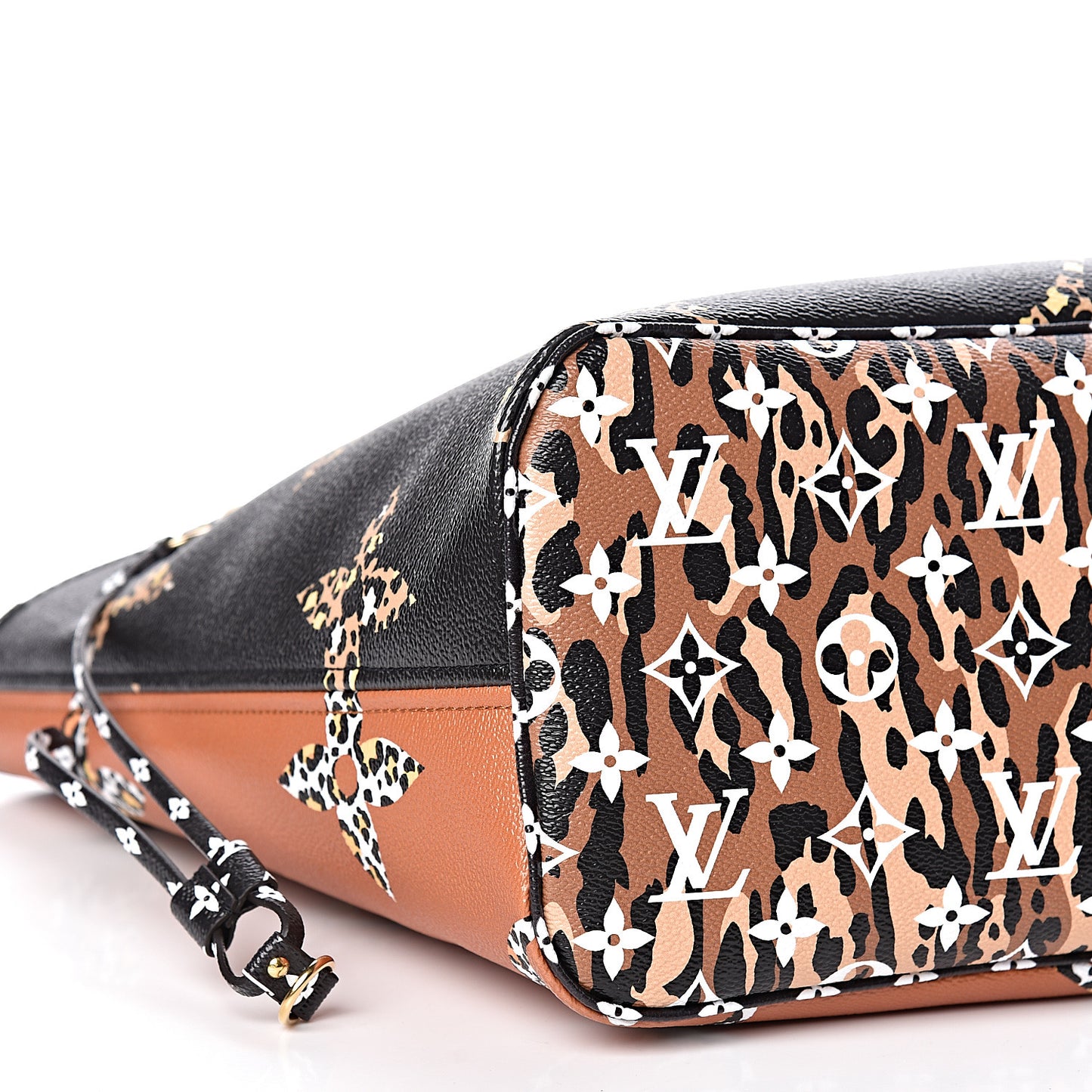 Monogram Giant Jungle Neverfull MM Black