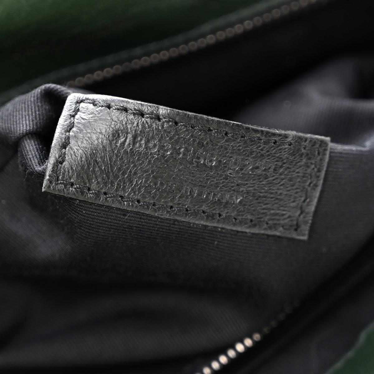 Crinkled Lambskin Matelasse Monogram Medium Niki Chain Satchel Military Olive