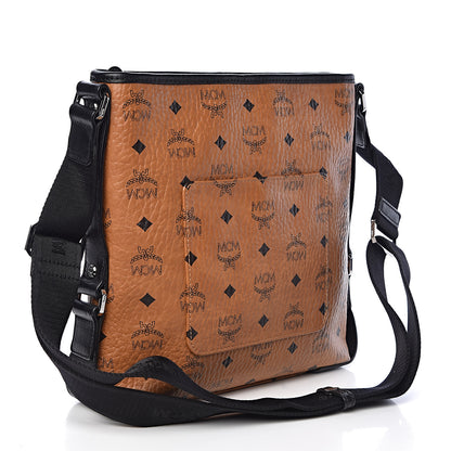 MCM Visetos Crossbody Messenger Cognac 3 of 10