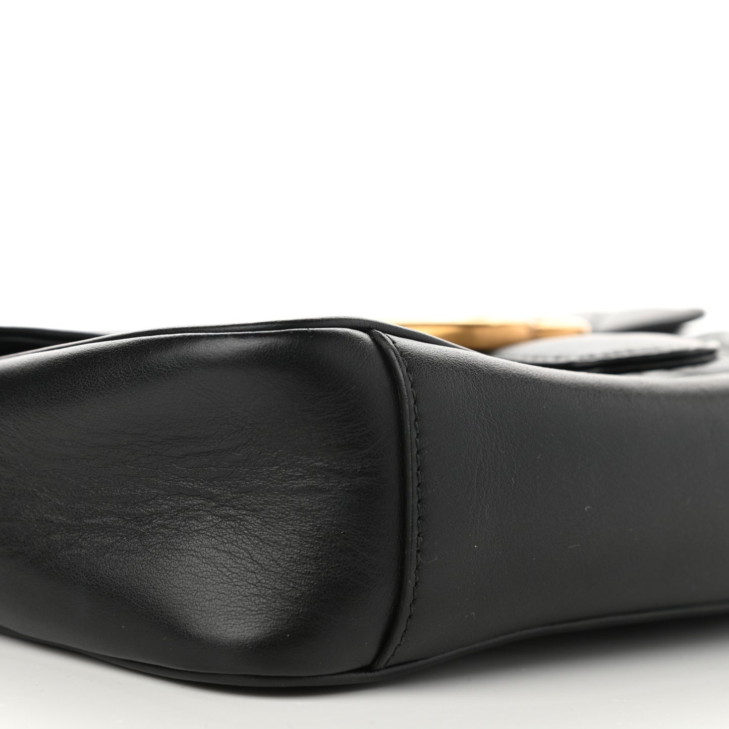 Calfskin Matelasse Small GG Marmont Shoulder Bag Black