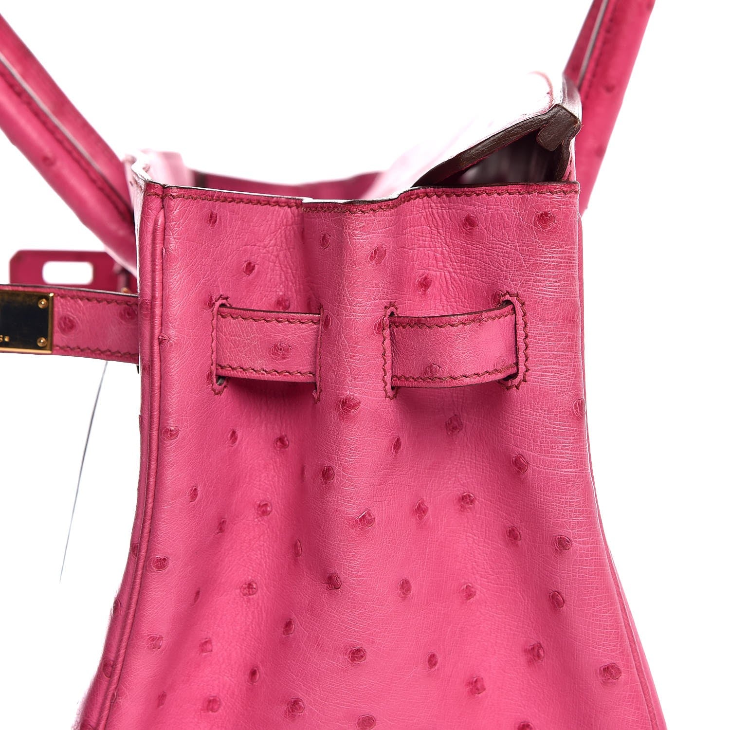 Hermes Ostrich Birkin 35 Fuchsia 16 of 35