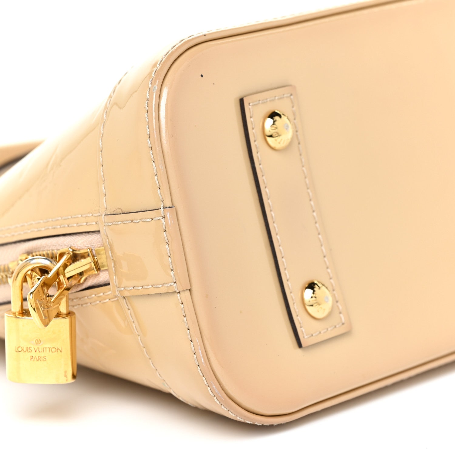 Louis Vuitton Vernis Alma BB Dune 9 of 19
